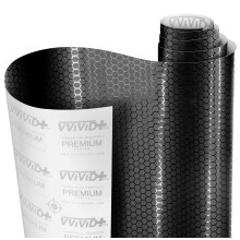 Vvivid+ fagure de miere negru mat model de ambalaj auto Vinil (1ft x 5ft)