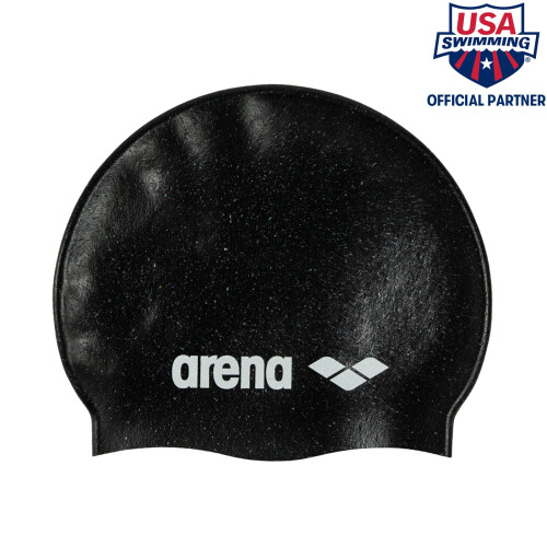 Arena Arena Classic Unisex Υδροδυναμικό Καπέλο Κολύμβησης Σιλικόνης, Μαύρο/Πολύχρωμο 1