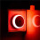 (Red) Smart Night Sensor Round Plug in Wall Night Lamp 1