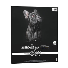 Astrodesigns Χαρτόνι Crafting, 12" x 12", 65 lb/176 gsm, Πολύ Μαύρο, 60 Φύλλα (91523)