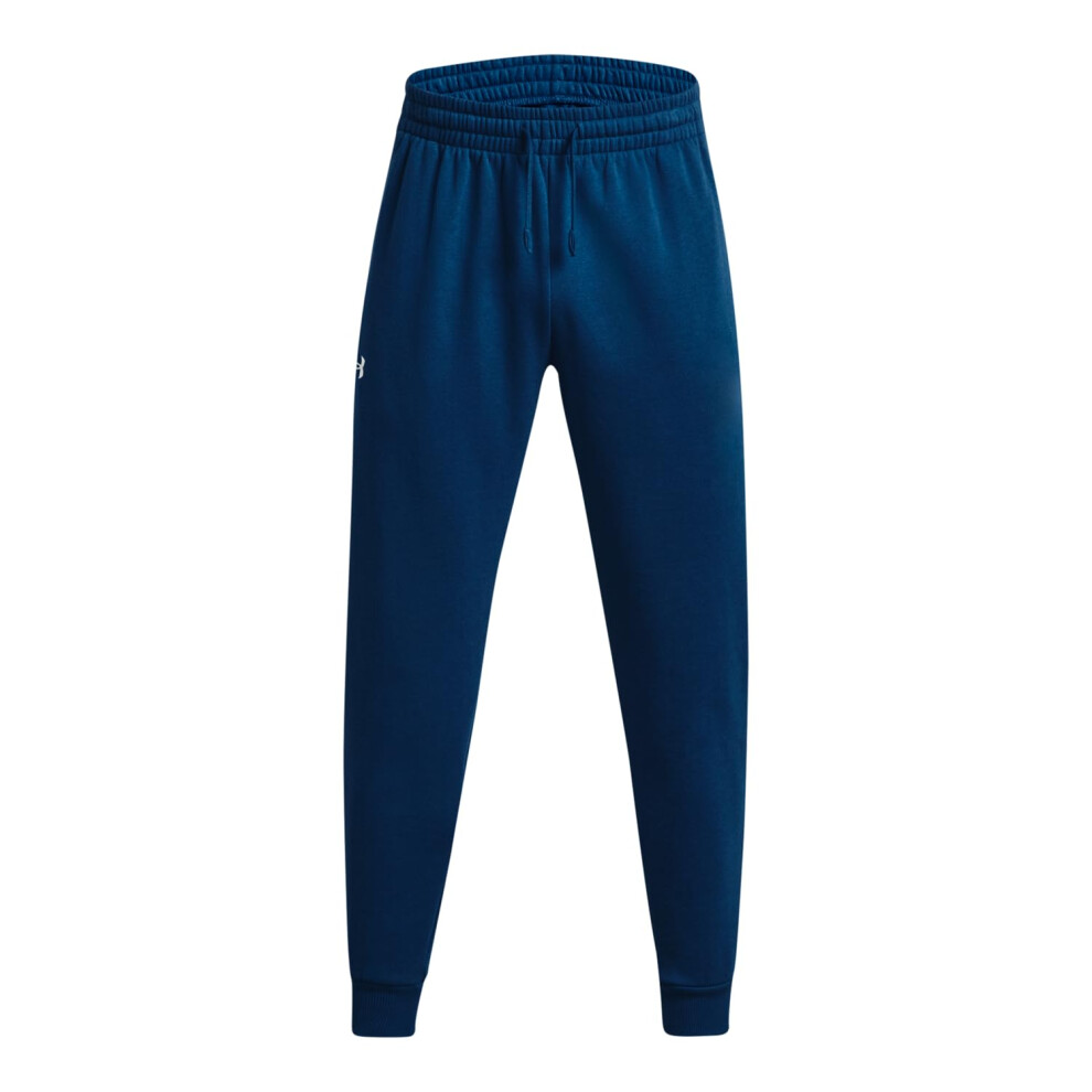 Under Armour Men's Rival Fleece Joggers, (426) Varsity Blue / / White, 4X-Large