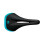 SDG Allure V2 Saddle - Lux -legeret sort/turkis 1