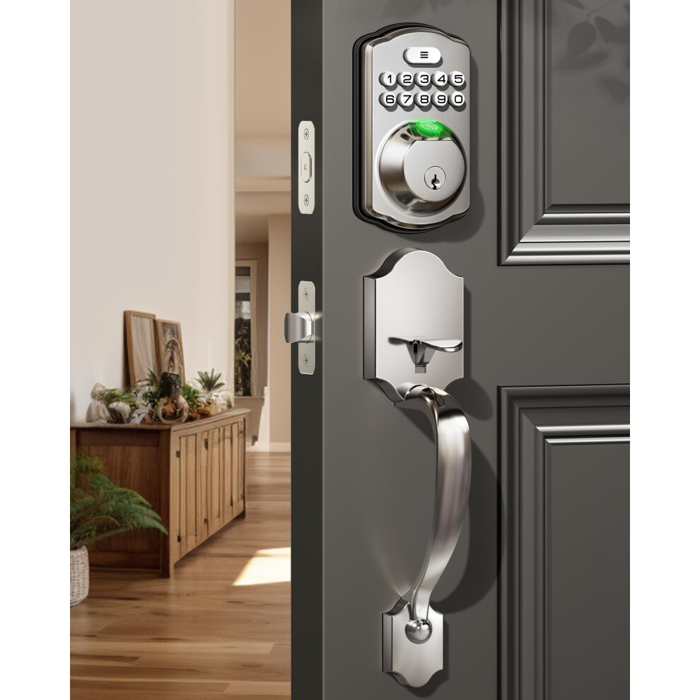 Veise Fingerprint Door Lock Set Keyless Entry Door Lock Front Door H 6975331680259