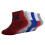 Under Armour Under Armour Pojkar Multi Pack Kvartersocka, Röd, 4-6 US 4