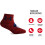 Under Armour Under Armour Pojkar Multi Pack Kvartersocka, Röd, 4-6 US 2