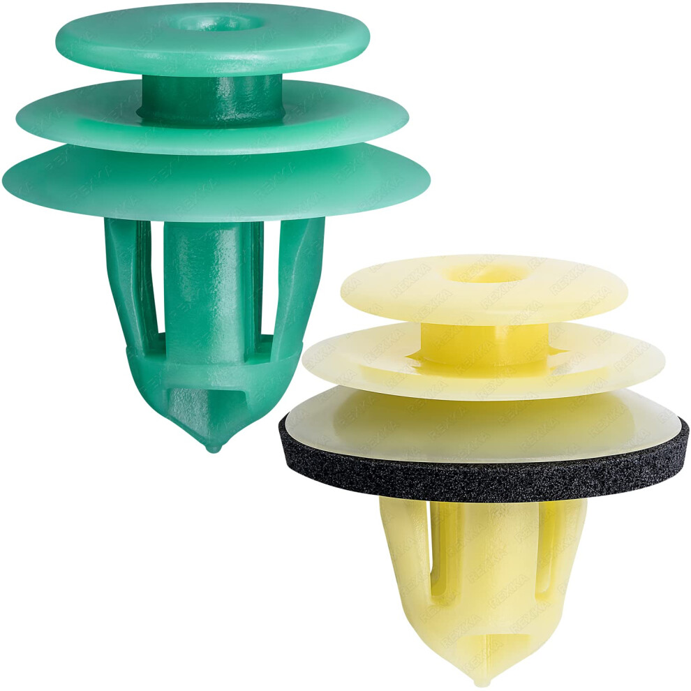 Rexka 20 Sets Pillar Garnish Door Trim Panel Retainer Clips Kit For Ho 658738909043