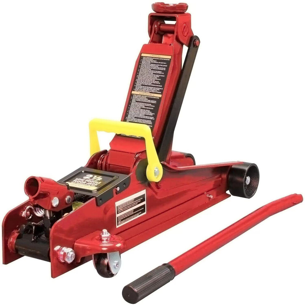 Torin 2.5 Ton (5,000 lb) Low Profile Hydraulic Trolley Jack, Red, TORT825051R-image-OPC-PFFS9ZK-NEW