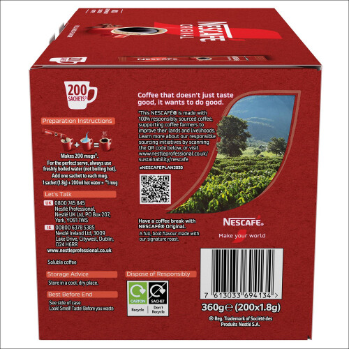 Nescafe Nescafe Original Stick (Pack of 200) - [DN806] 1
