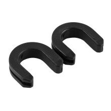 Yhmoto Sissy Bar Bacrest Bagage Rack Side Plate Montering Bracket Grommet Bushing til Harley Touring