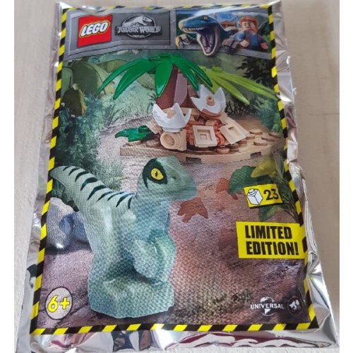 LEGO LEGO Jurassic World: Φωλιά Δεινοσαύρων με Μωρό Ράπτορα 1