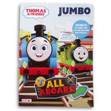 Thomas Coloring and Activity Book with Friends Stand-Up Character on Back - 80 Pages
