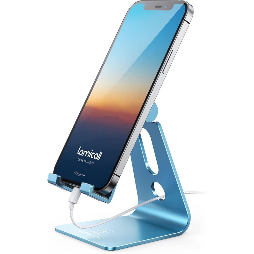 Adjustable Cell Phone Stand, Desk Phone Holde Compatible With Iphone 16, 15, 14, Plus, Pro, Pro Max, 13 12 X Xs,4-8" Phones 700369756104