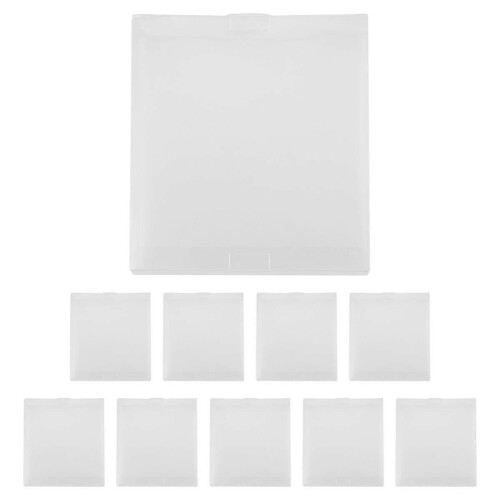 Clear CD Display Box Single Music CD Card Storage Protective Case Album Dust Cover A 1