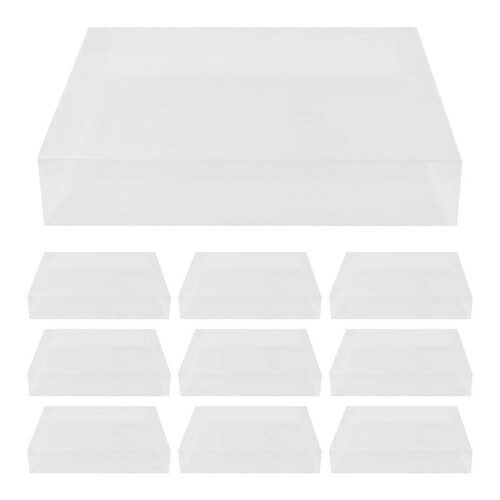 Clear CD Display Box Single Music CD Card Storage Protective Case Album Dust Cover A 2