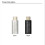 2PCS USB Type-C Data Blocker USB-C Adapter Support Quick Charge(50V/5A) Stop Data Theft (Black) 1