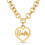 Barbie Colar de cora      o da Barbie Round Link - Ouro 3