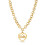 Barbie Colar de cora      o da Barbie Round Link - Ouro 4