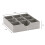 Household Essentials Drawer Organizer Tray 2 Pack  Gray  Silver 3