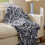 Vera Bradley Vera Bradley Dames Oversized Fleece Pluche Deken Java Marine Wit TwinTwin XL 4