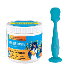 Pacote de creme e esptula para assaduras de pasta tripla - pomada de xido de zinco de 16 onas e tratamento de esptula para acalmar e prevenir