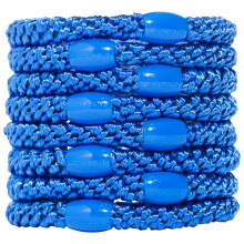 L. Erickson Set di 8 Elastici per Coda, Blu Reale