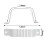 Vyh Gutter Straps 2x3 Downspout Bracket Downspout Strap (4 Pack White) 2