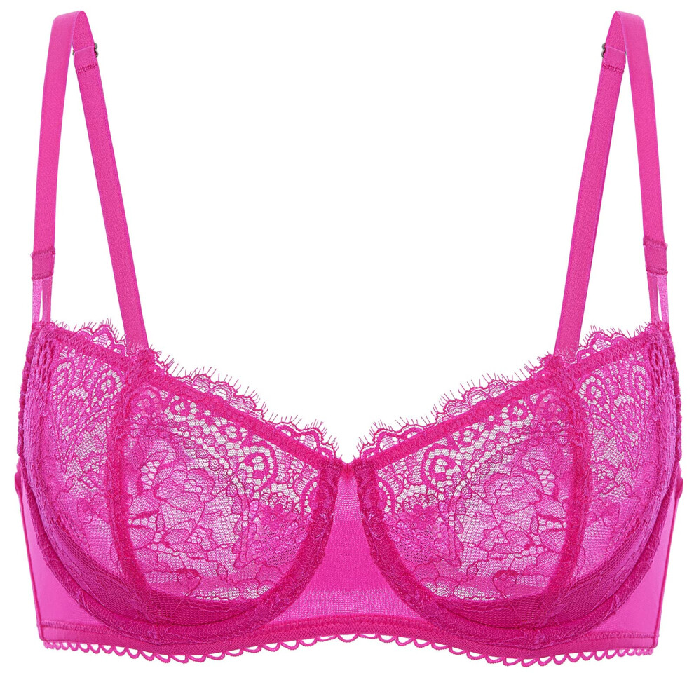 Soutien-gorge push-up sexy en dentelle grande taille DOBREVA pour femmes