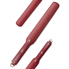 Ueemph 18 tum Riding Crop Rd Lder Paddel Super hllbar matta Paddlar Equestrian Crops (rd)