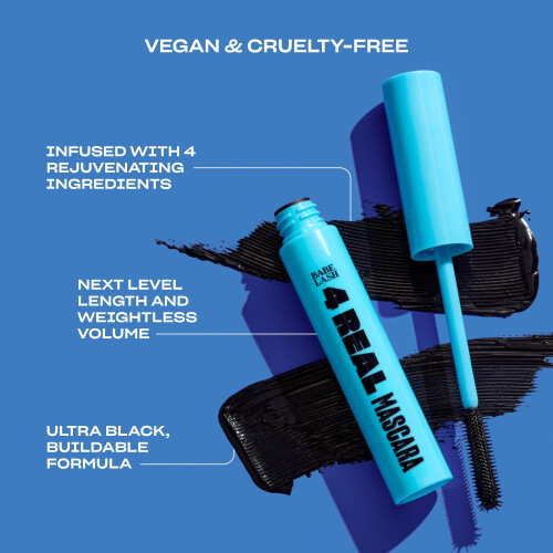 Babe Original 4 Real Máscara Preta para Volume, Comprimento e Elevamento, Vegan, 8.5g 1
