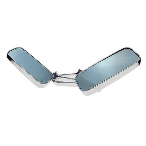 Motorcycle Rearview Mirrors Chrome 8/10Mm For 2