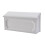 Architectural Mailboxes Windsor Plastic Wall Mount Mailbox, WMH00WAM, White, Small Capacity 1