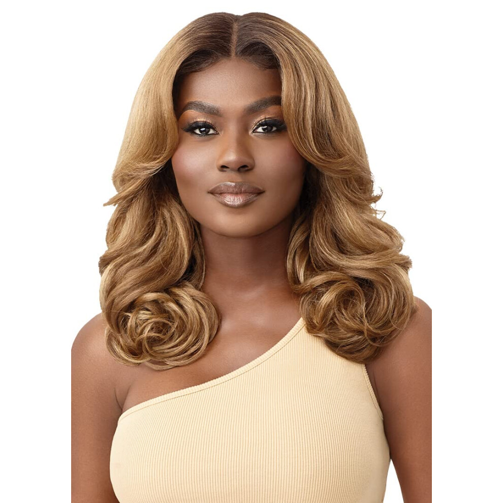 Buiten Speel Unisex Gold Outre Melted Hairline Hd Lace Front Wig Vanya Dr4-En Honey Blonde
