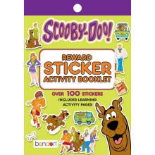 Scooby doo mlarbok och aktivitetsbok (belning klistermrke)