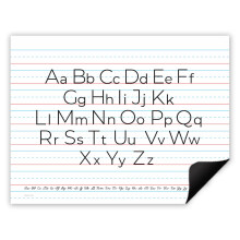 Jumbo Magnetic Handwriting Paper - Magnetisk foret papir til whiteboard Dry Erase Notebook Paper Notebook Paper Plakat Giant Magnetic Early Writi