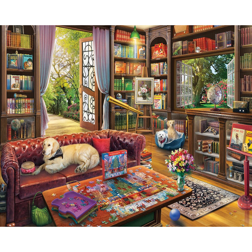 White Mountain Puzzles - Puzzle Library - 1000 Piece Jigsaw Puzzle