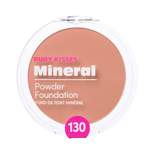 Ruby Kisses Μίνeral Πούδρα Foundation, Μέτρια έως Πλήρη Κάλυψη 0.35 Οunce (Buff Beige) 1