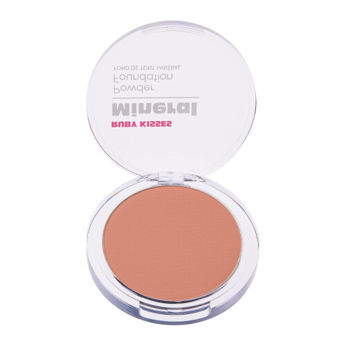 Ruby Kisses Μίνeral Πούδρα Foundation, Μέτρια έως Πλήρη Κάλυψη 0.35 Οunce (Buff Beige) 2