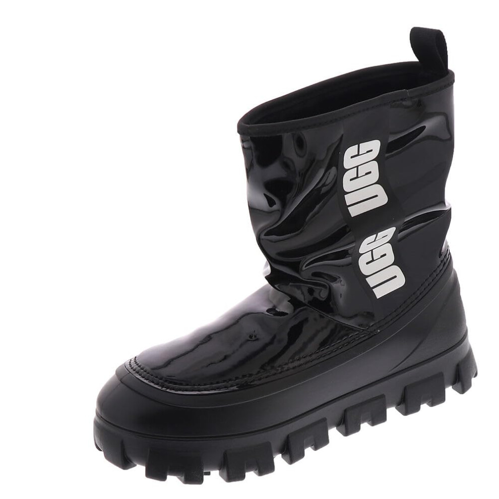 UGG Women's Classic Brellah Mini Boot  Black  6