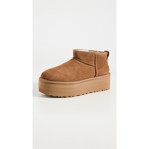 UGG UGG Women's Classic Ultra Mini Platform Boot, Chestnut, 12 1