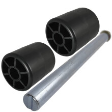 Parts 4 Outdoor Aftermarket Deck Roller with Shaft Rod for John Deere 2Pk M113955 M41644 M111134 GT GX LX