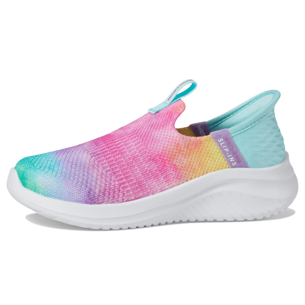 Skechers Kids Girls Ultra Flex 3.0-Pastel Cloud Sneaker  Multi  5 Big