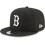 New Era NY ERA MLB 9FIFFTY JUSTABLE Snapback Hat Cap One Size Fits All (Boston Red Sox Black) 1