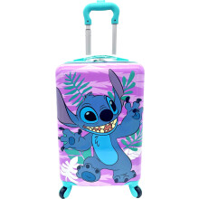Fast Forward Kids Licensed Hard-Side 20 Spinner Luggage Lightweight Carry-On Suitcase (Stitch)