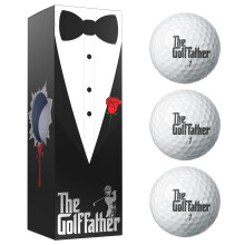 Shanker golfbolde - The Golf Father Edition - Sjov joke gave til far golfspillere - ?rme med 3 turnerings golfbolde - Perfekt gag gave til fars d