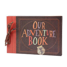 Handmade DIY Album Paste Vintage Tether Album Our Adventure Book Up Family Scrapbook Photo Album