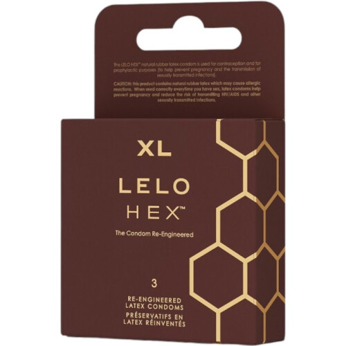 LELO LELO Hex Respect XL Condoms 3 Pack