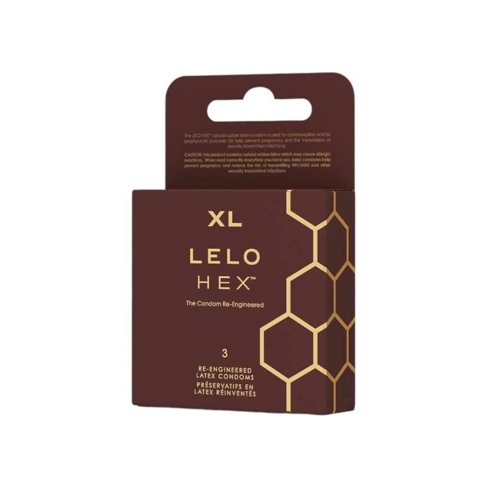 LELO Hex Respect XL Condoms 3 Pack