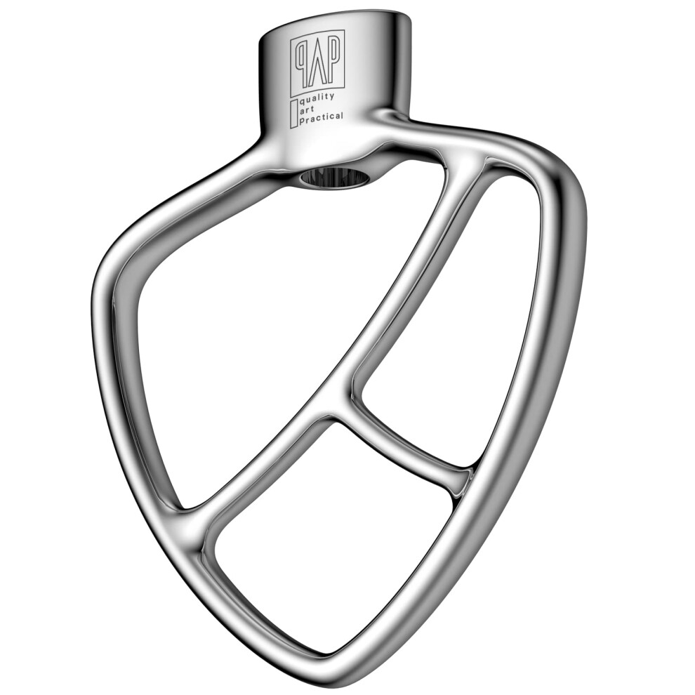 Stainless Steel Paddle Flat Beater - Accessories and Attachments for KitchenAid Mixer  Fit 3.5 qt Mixing Bowl-image-OPC-PFNB6XR-NEW