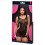 Lapdance Leopard Lace Mini Dress Black S/L 1