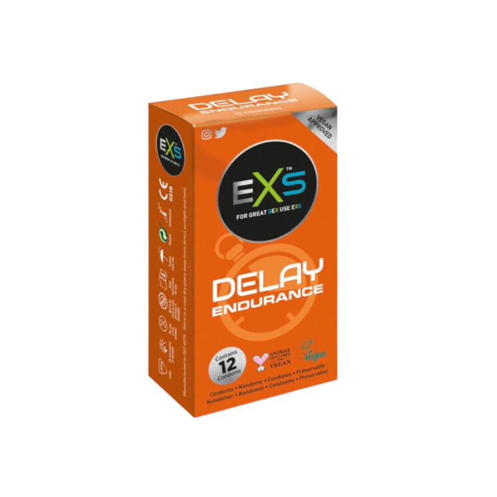 Exs Delay Endurance Condoms 12 Pack